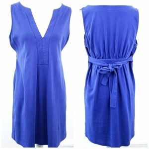 J. Crew Lilah 93923 V Neck Tie Waist Dress Size M